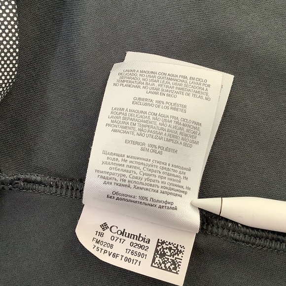 Columbia PFG 1/2 zipper sweat activated cooling outdoor long sleeves shirt SZ S - Picture 11 of 15